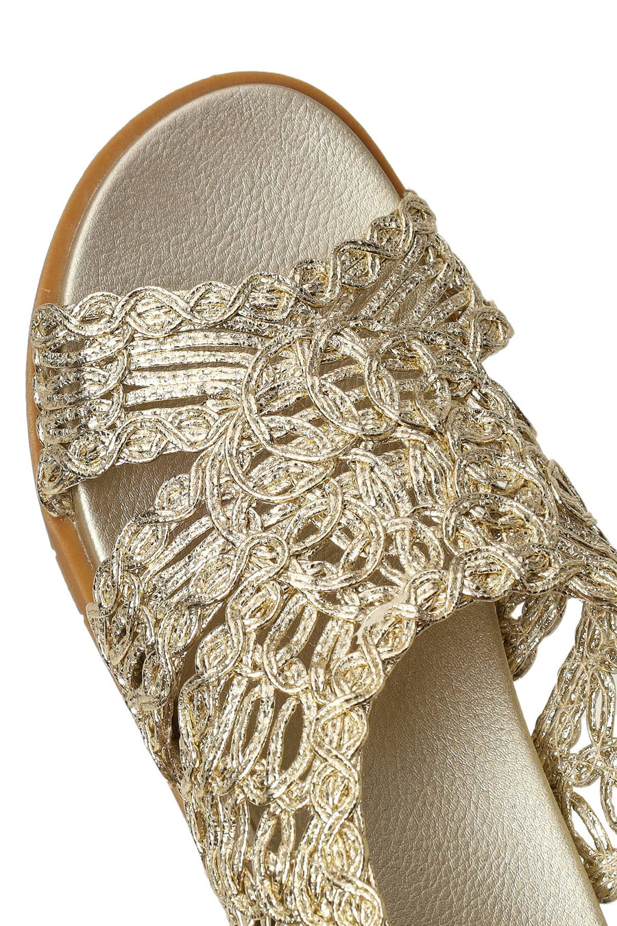 Woman Gold Metallic Sandal