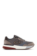 Alberto Guardiani Men's Mink Winner Thick Soled Leather Sneaker | Derimod