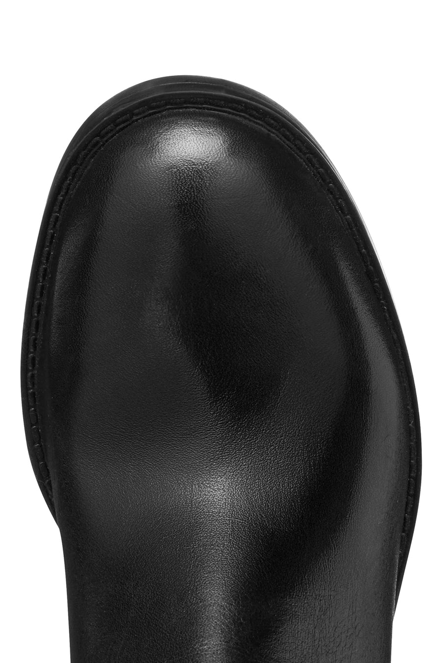 Geox Women Black D Serılda 60 B - Smo.Lea Zippered Heel Leather Boot