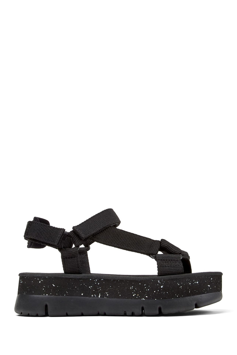 Camper Women's Black Oruga Up Thick Soled Sandals K200851 | Derimod