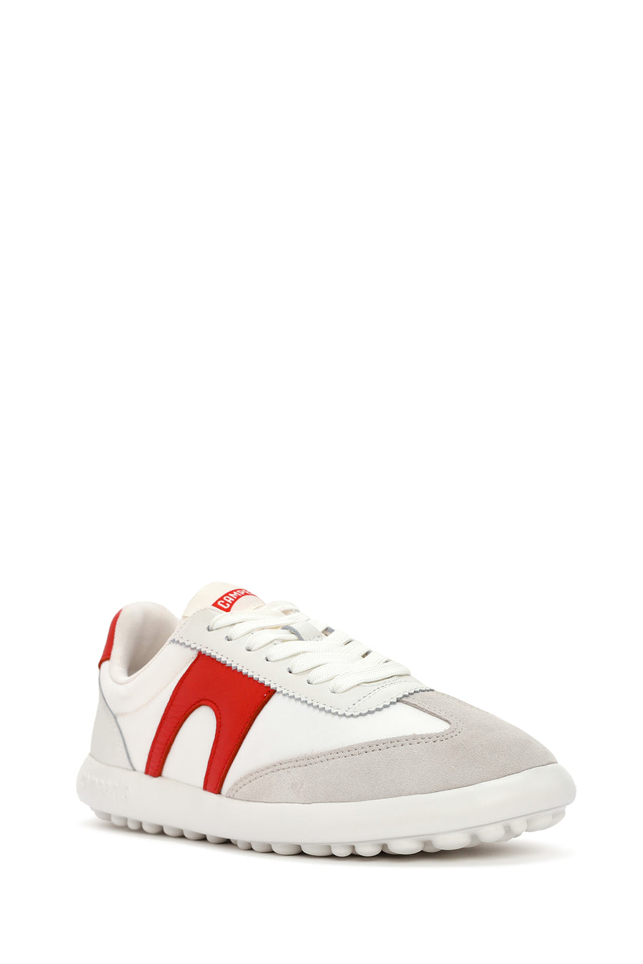 Camper Women's White Pelotas XLite Lace-Up Leather Sneaker
