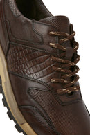 Men's Brown Lace-Up Leather Casual Sneaker | Derimod