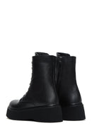 Women's Leather Zippered Casual Boots | Derimod
