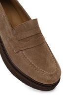 Woman Mink Suede Loafer | Derimod