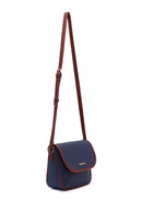 Woman Navy Long-Strap Crossbody Bag | Derimod