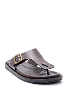 Men's Leather Slippers | Derimod