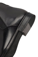 Male Black Leather Chelsea Boots | Derimod