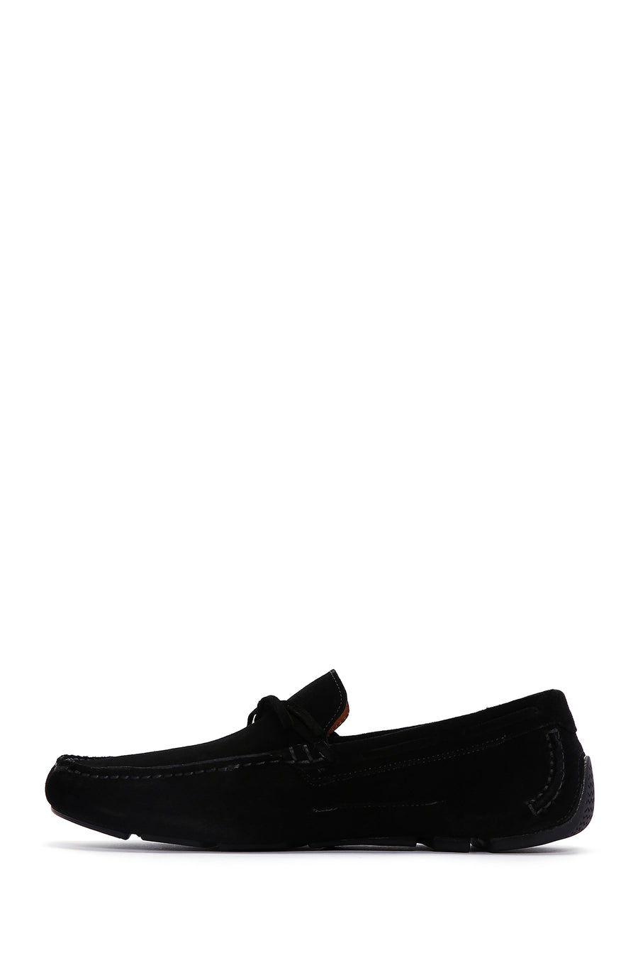 Men's Black Suede Leather Loafer