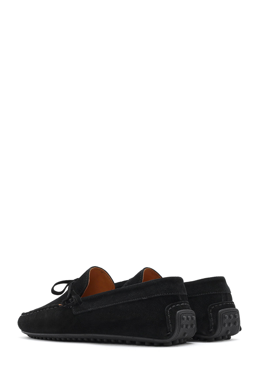 Men's Black Suede Leather Loafer
