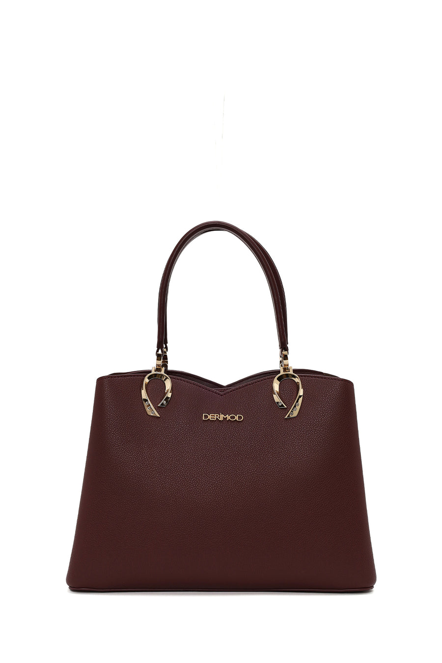 Woman Burgundy Long-Strap Shoulder Bag