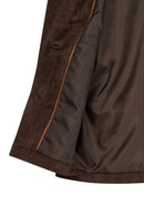 Gloria Woman Brown Oversize Suede Leather Jacket | Derimod