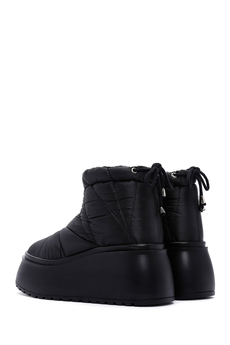 Women's Black Thick Soled Boots