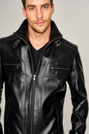 Nico Men's Leather Jacket | Derimod