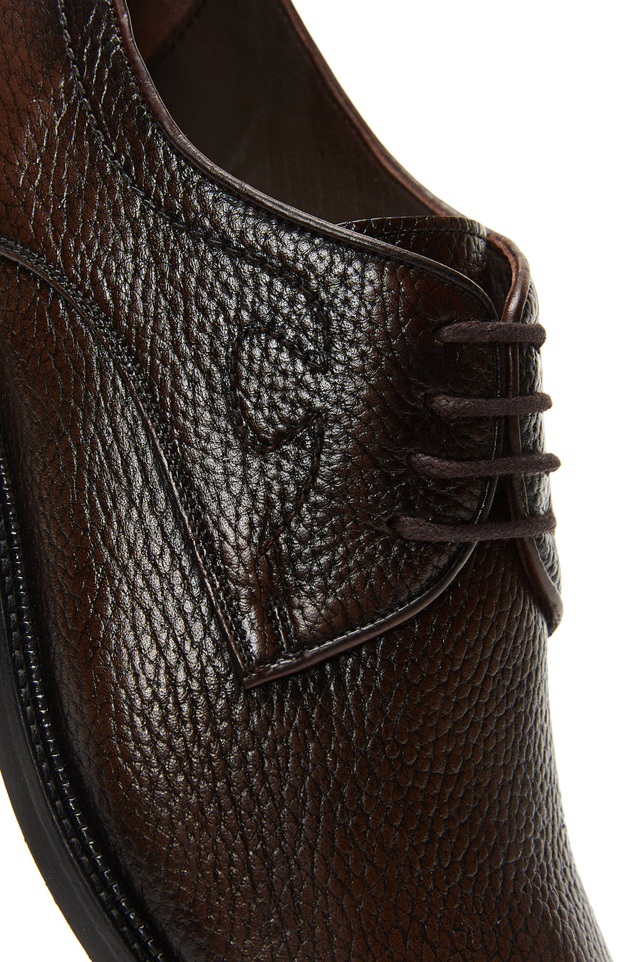 Men's Brown Laced Leather Classic Shoes