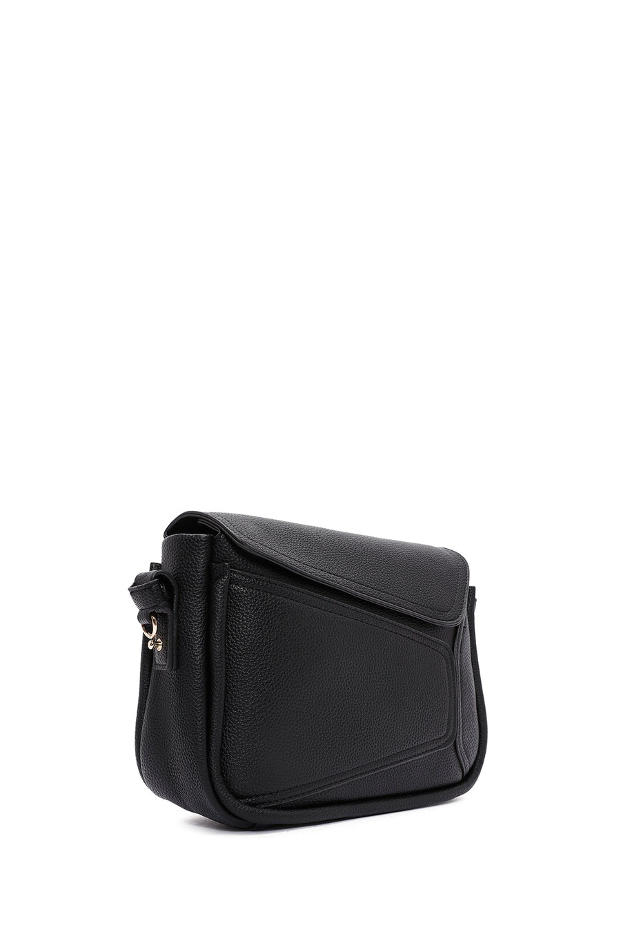 Women's Black Long Strap Crossbody Bag