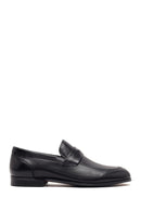 Derimod Black Male Black Leather Classic Loafer | Derimod