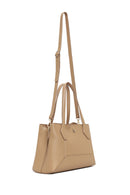 Women's Beige Long Strap Classic Shoulder Bag | Derimod