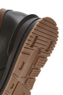 Erkek Yeşil Bağcıklı Deri Casual Sneaker | Derimod