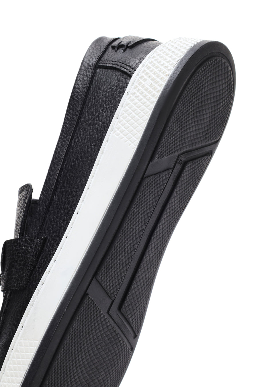 Erkek Siyah Deri Casual Loafer