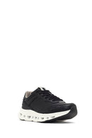 Derimod Studio Men's Black Lace-Up Thick-Soled Sneaker | Derimod