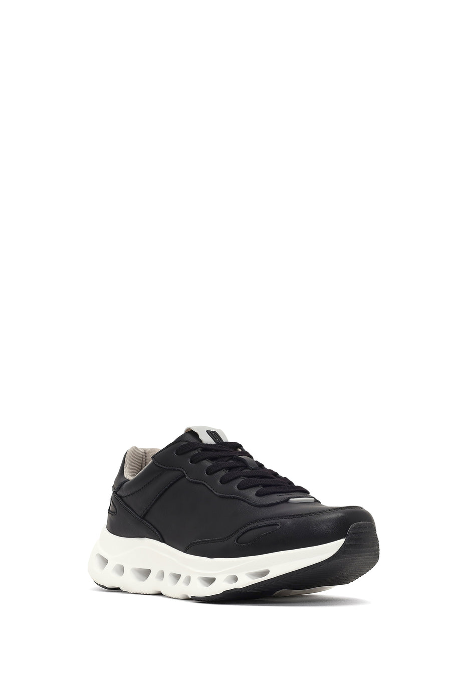 Derimod Studio Men's Black Lace-Up Thick-Soled Sneaker