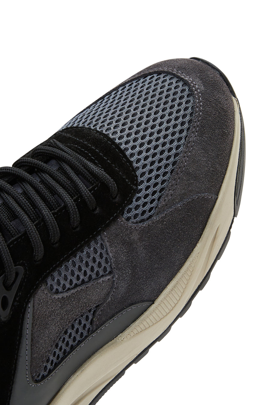 Men's Anthracite Suede Leather Detailed Sneaker