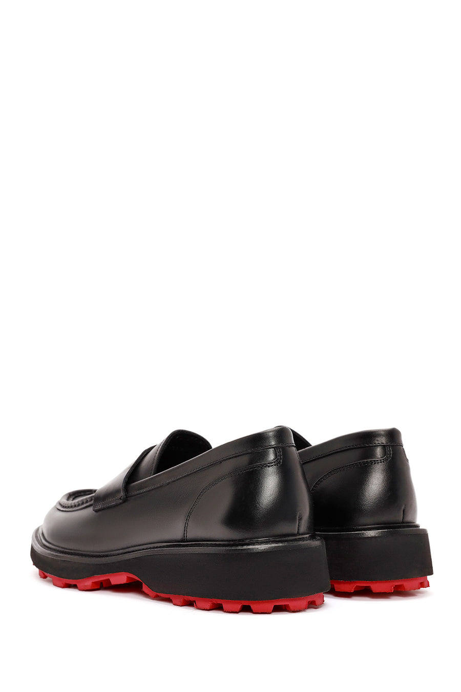 Erkek Siyah Deri Casual Loafer