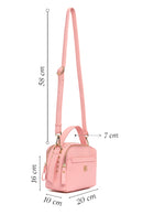 Women's Powder Pink Studded Crossbody Bag | Derimod