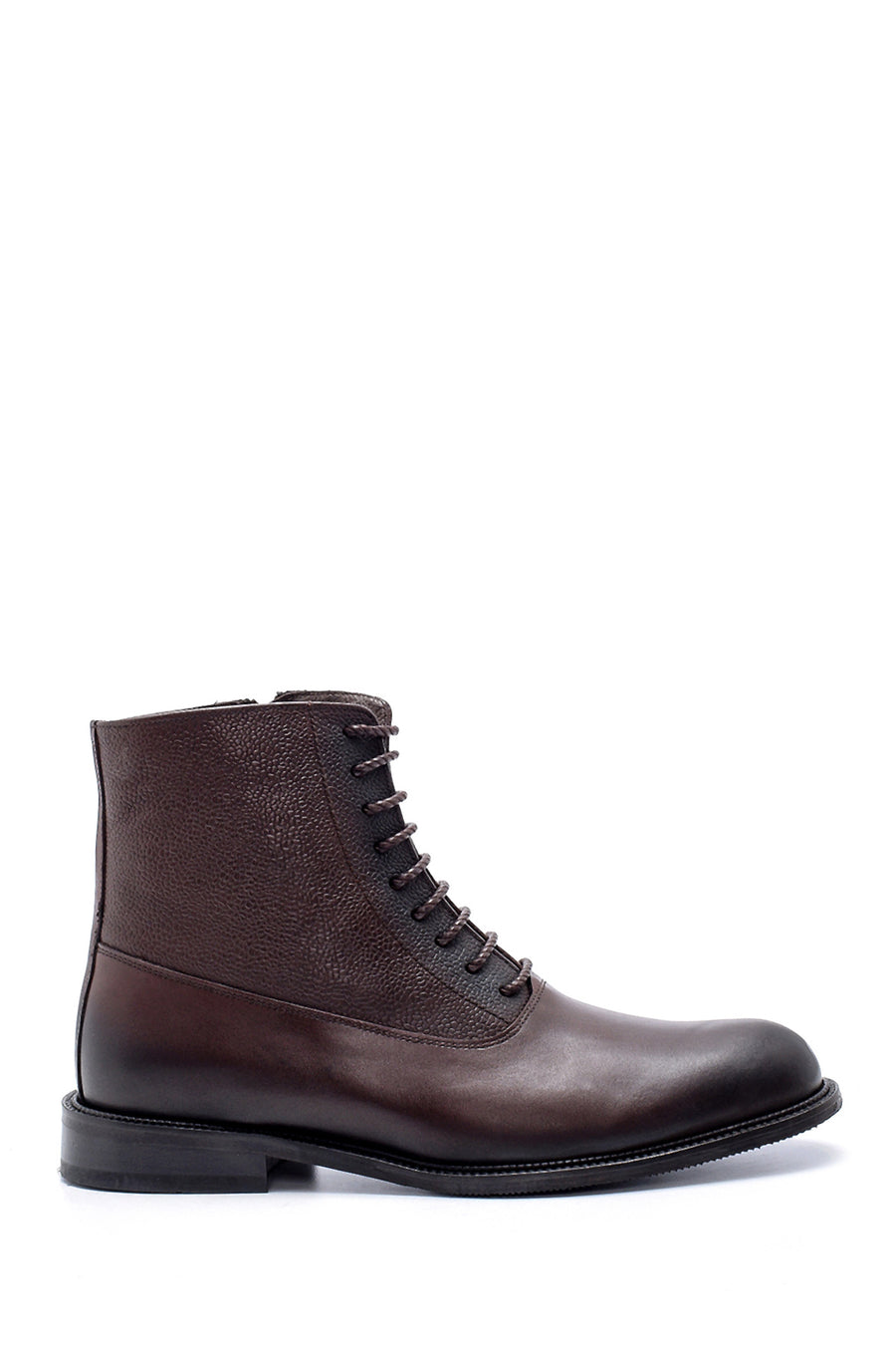 Men's Leather Lacing Detailed Classic Boots 20WFD310518 | Derimod