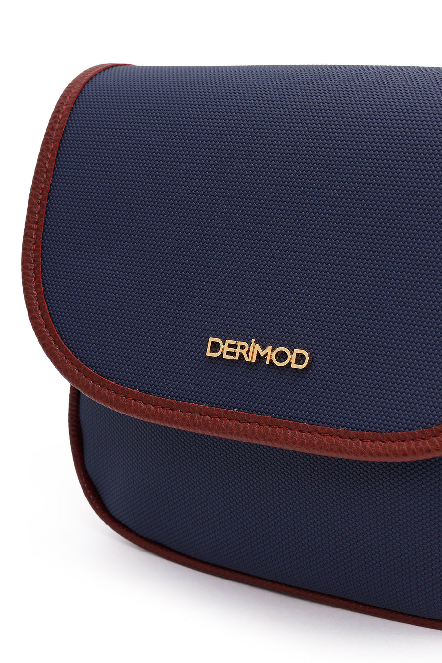 Woman Navy Long-Strap Crossbody Bag