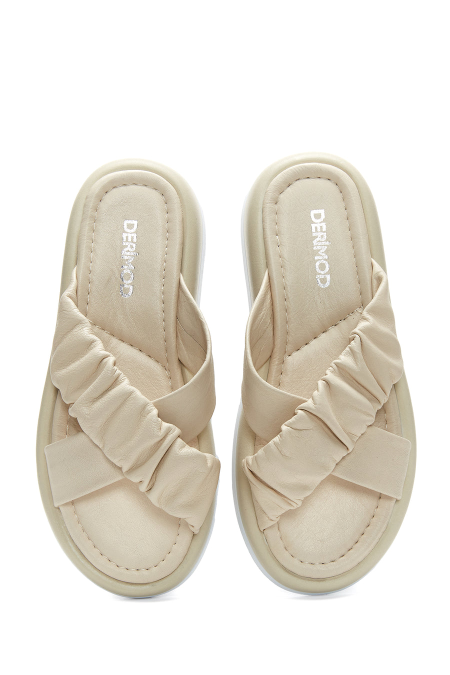 Women's Leather Comfort Slippers