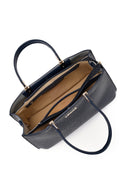 Women's Navy Blue Long Strap Classic Handbag | Derimod