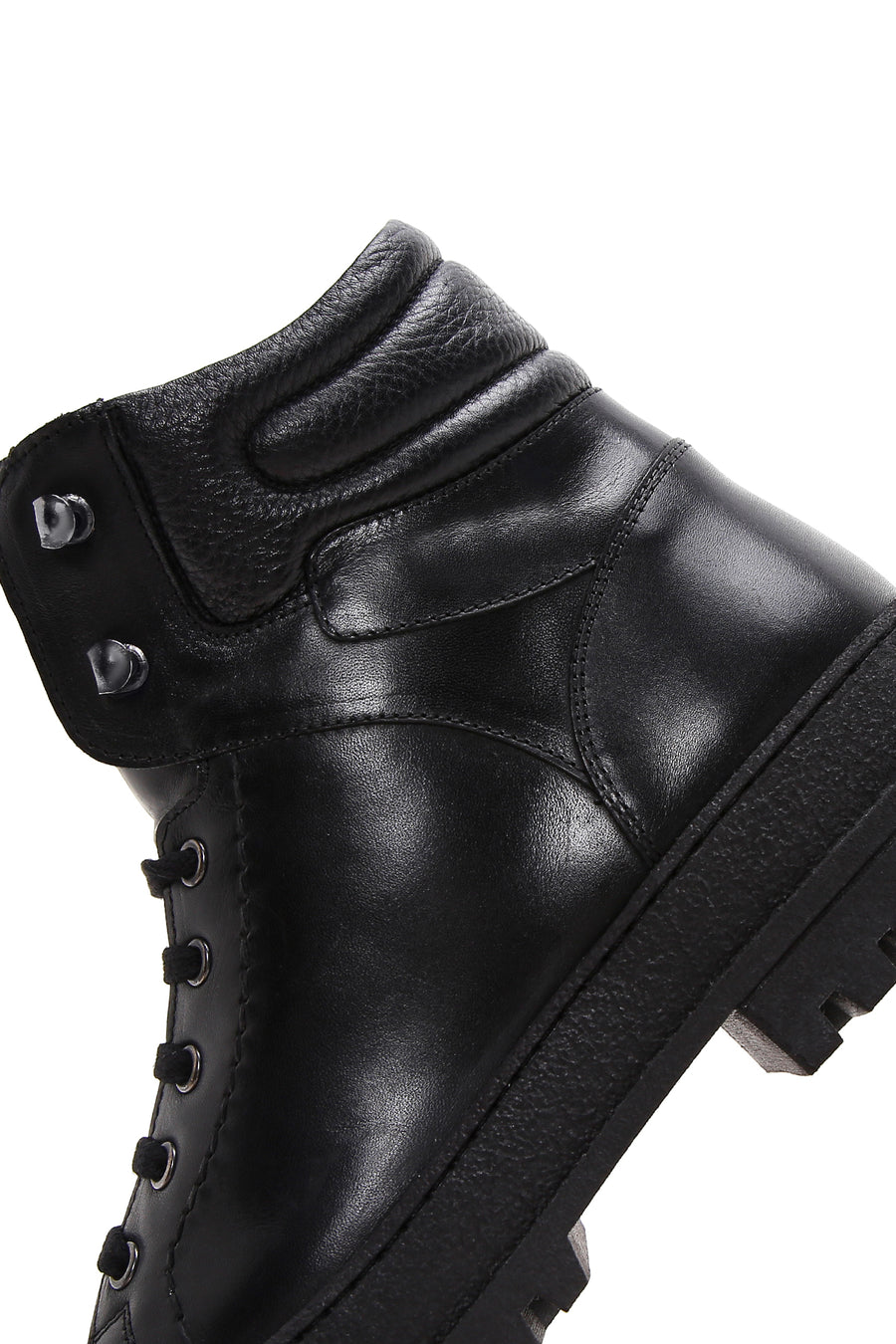 Men's Black Leather Boots