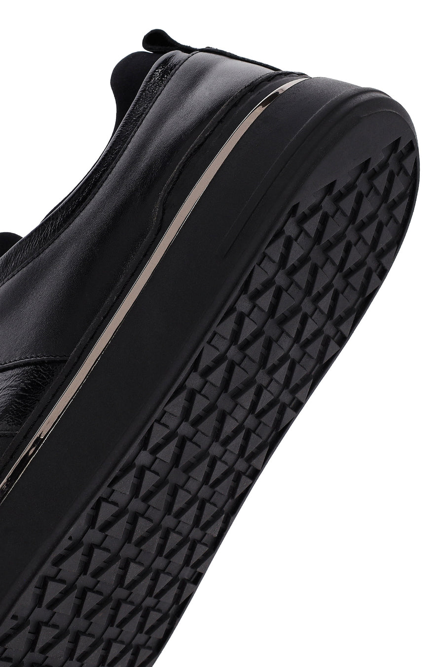 Male Black Leather Sneakers