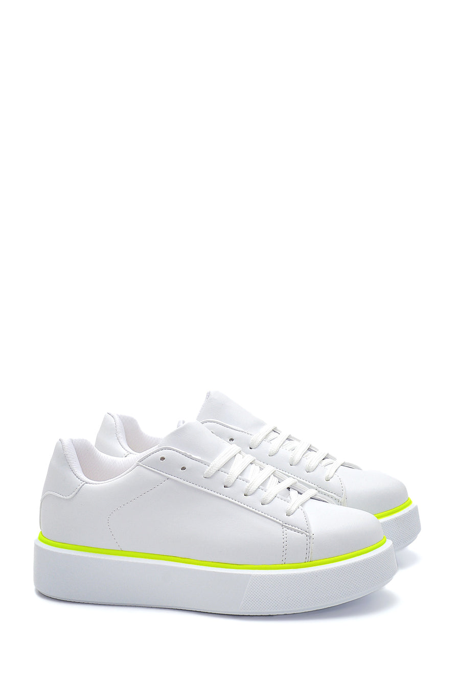 Kadın Neon Detaylı Sneaker