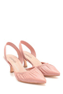 Women's Leather Heeled Sandals | Derimod