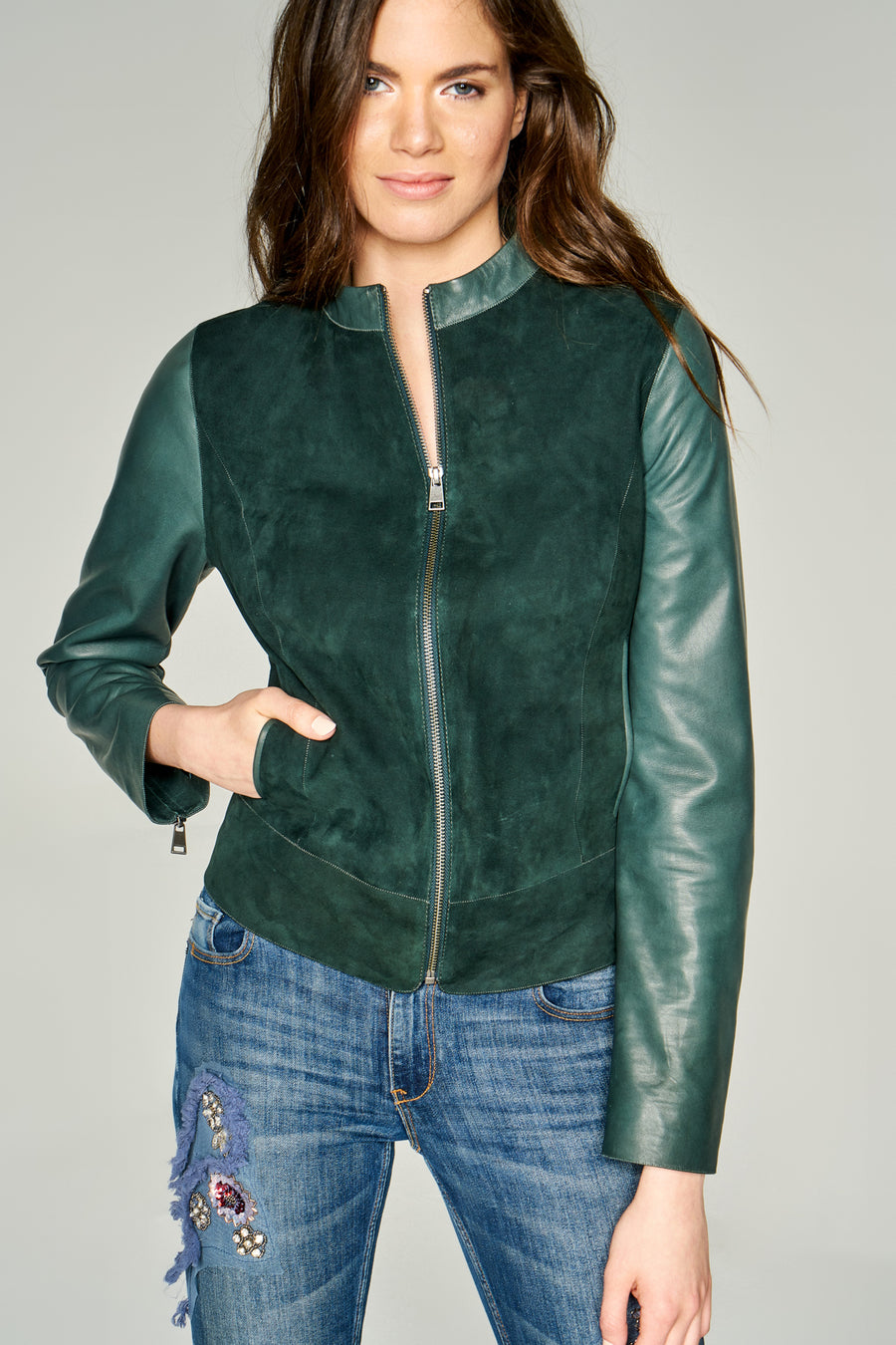 Jill Women's Leather Jacket 18SGD5460MX | Derimod