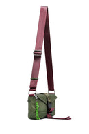 Women's Green Long Strap Mini Fabric Crossbody Bag | Derimod
