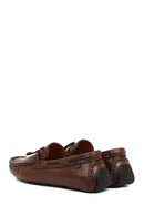 Men's Brown Leather Casual Loafer | Derimod