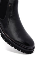 Male Black Leather Chelsea Boots | Derimod