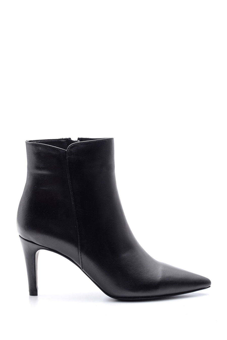 Women's Leather Heeled Boots 19WFD143418 | Derimod