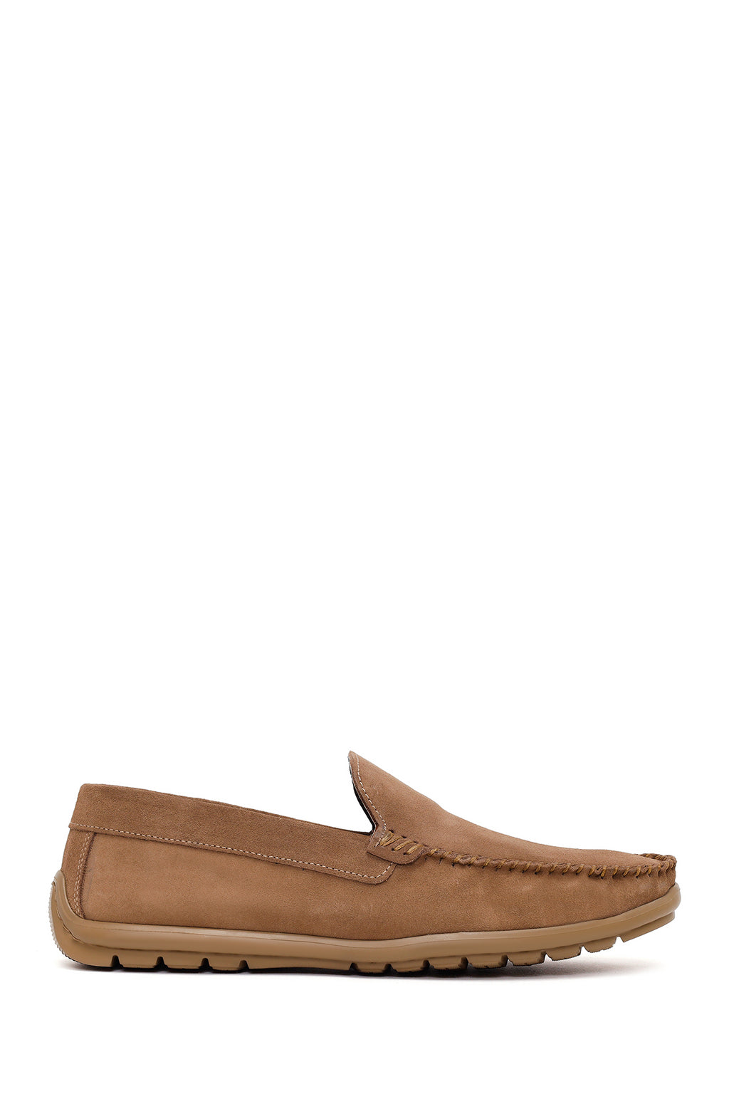 Erkek Vizon Süet Deri Loafer