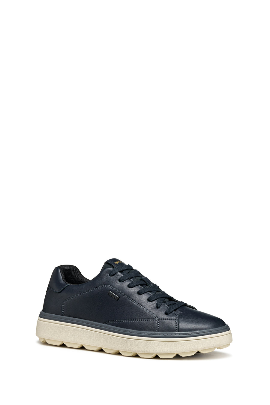 Geox Men Navy U Spherica Ecub-1.1 B Abx Lace-up Leather Sneaker
