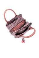 Woman Pink Long Strap Accessory Fabric Shoulder Bag | Derimod
