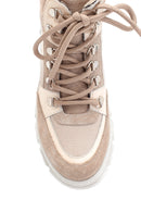 Women's Suede Leather Thick Soled Boots | Derimod