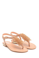 Women's Bead Detailed Sandals | Derimod