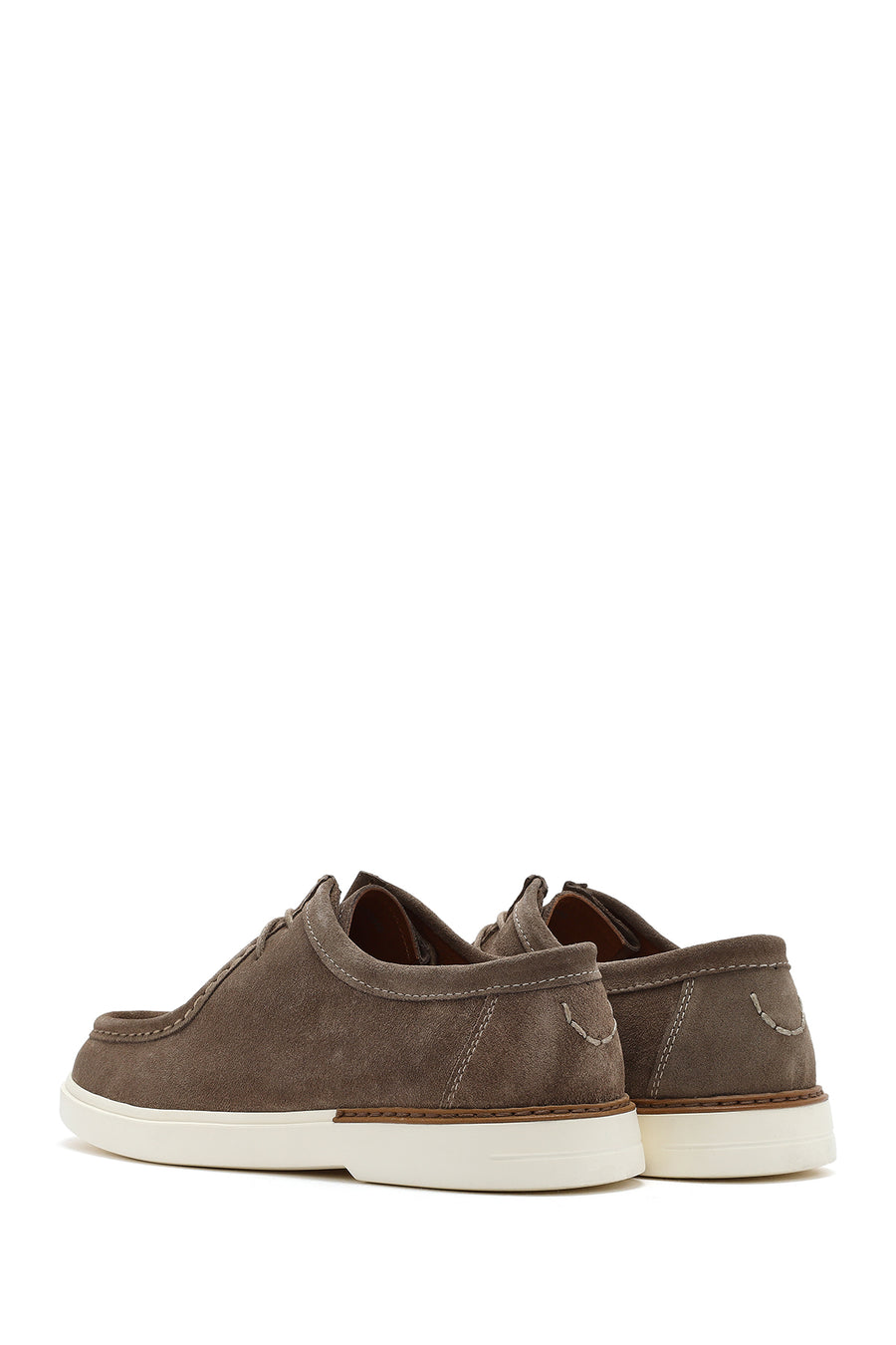Men's Beige Suede Leather Casual Shoes