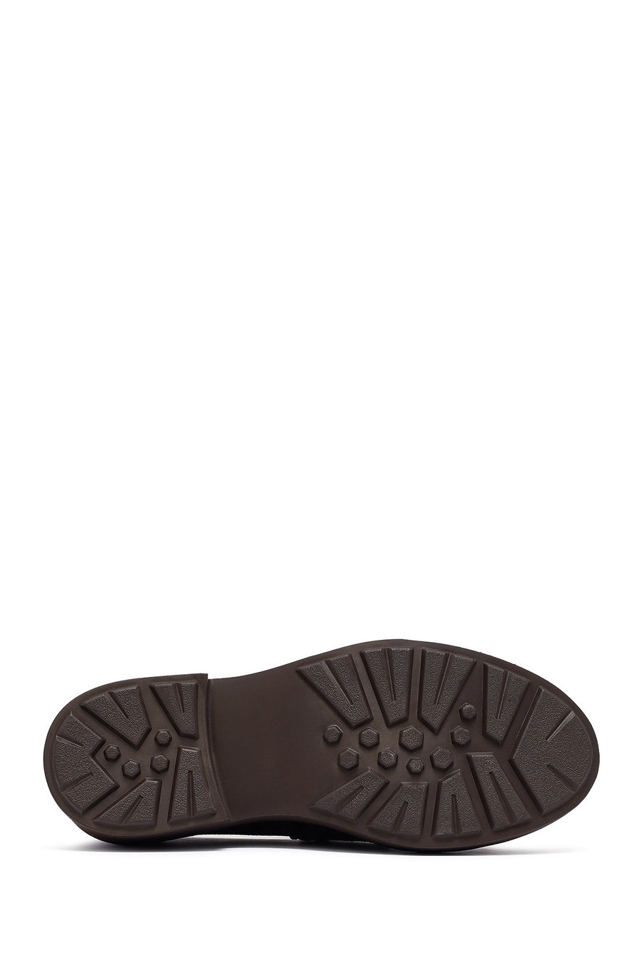 Kadın Leopar Desenli Süet Deri Maskülen Loafer