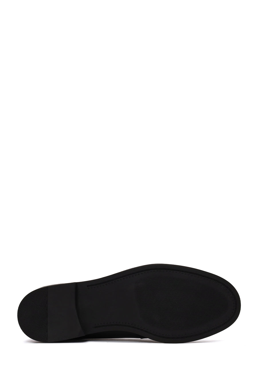 Woman Black Leather Loafer