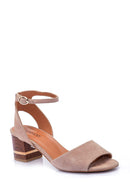 Women's Suede Heeled Shoes | Derimod